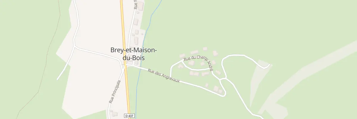 Plan du 11 Rue du Champ André à Brey-et-Maison-du-Bois