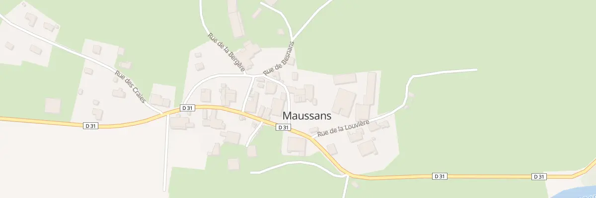 Plan du 2 Rue de l’Ecole à Maussans