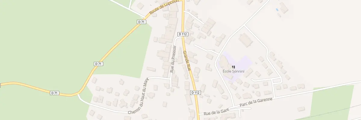 Plan du 17 Gr Grande Rue à Ville-en-Vermois