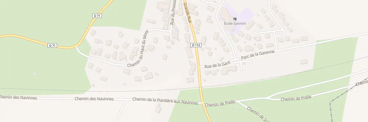 Plan du 3B Grande Rue à Ville-en-Vermois
