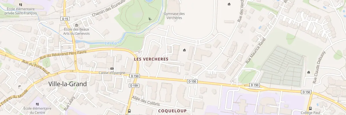 Plan du 35 Rue des voirons à Ville-la-Grand