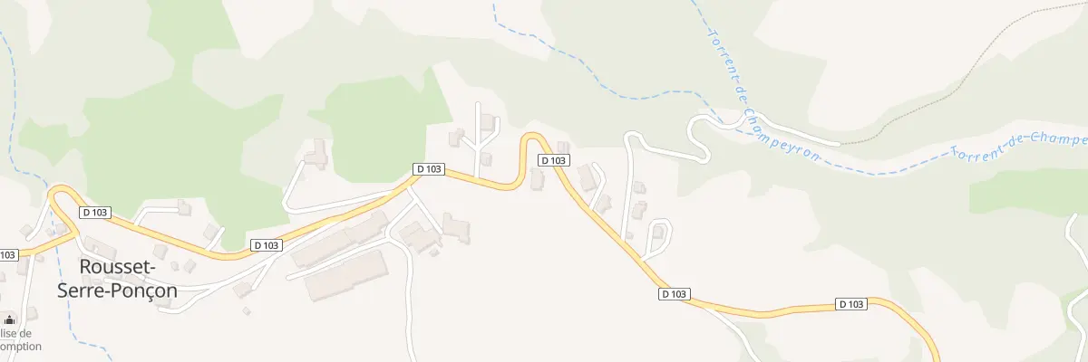 Plan du 5017 Le Clauset à Rousset-Serre-Ponçon