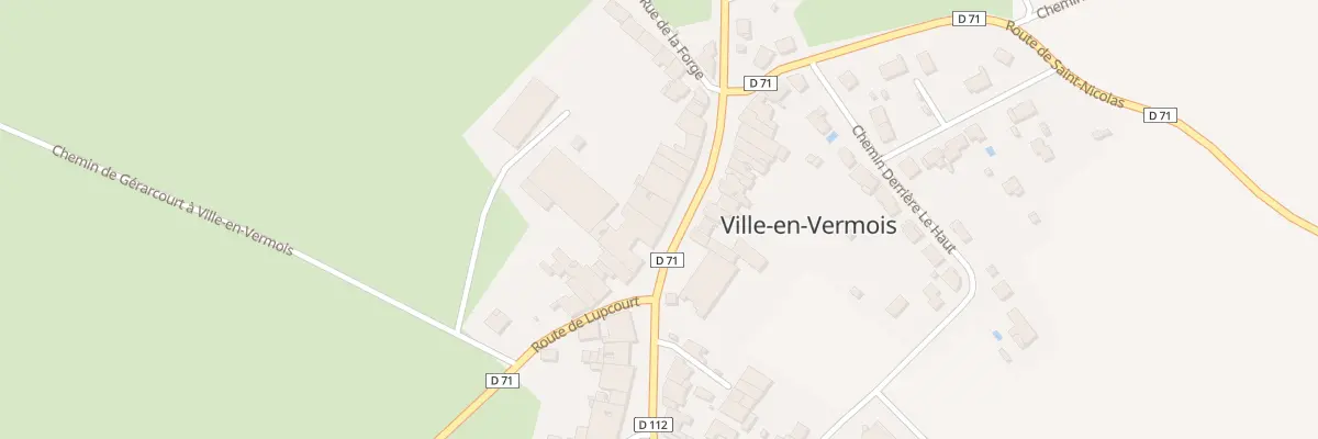 Plan du 39 Gr Grande Rue à Ville-en-Vermois