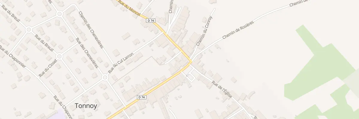 Plan du 5 Rue du Moncel à Tonnoy