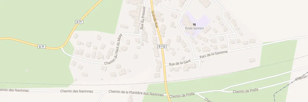 Plan du 5 Gr Grande Rue à Ville-en-Vermois