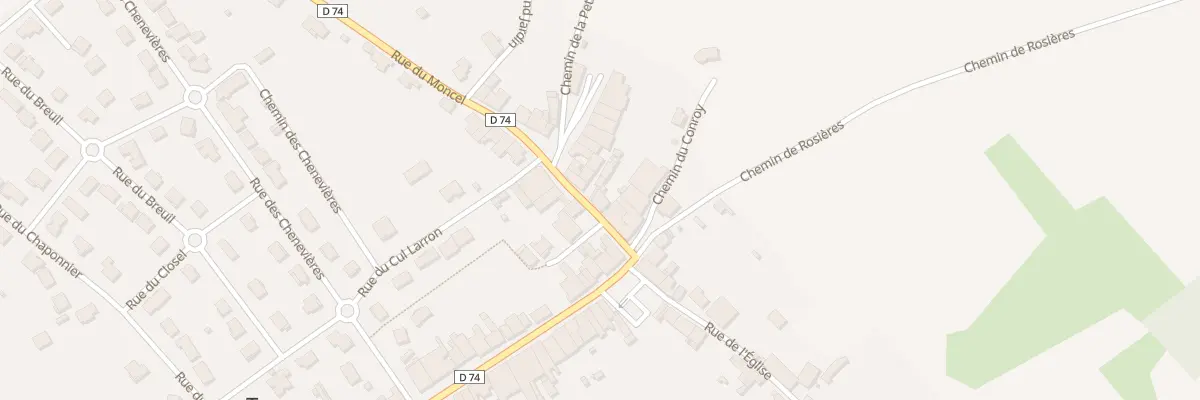 Plan du 4 Rue du Moncel à Tonnoy
