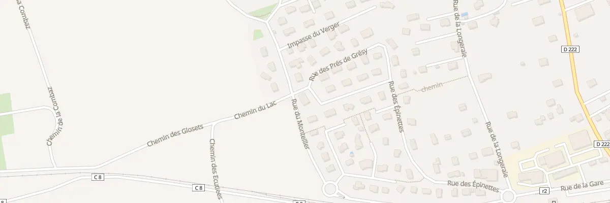 Plan du 38 Rue Les Pres de Gresy à Grésy-sur-Isère
