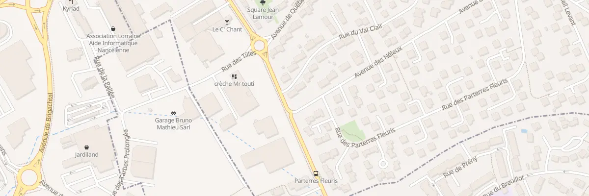 Plan du 2 Rue du Val Clair à Seichamps