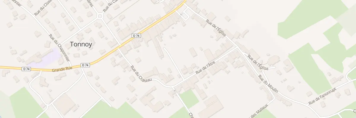 Plan du 20 Rue de l’Atre à Tonnoy