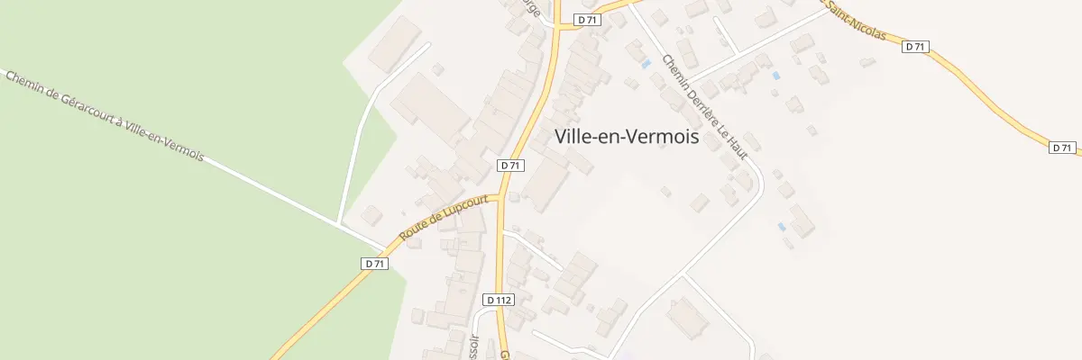 Plan du 34 Grande Rue à Ville-en-Vermois