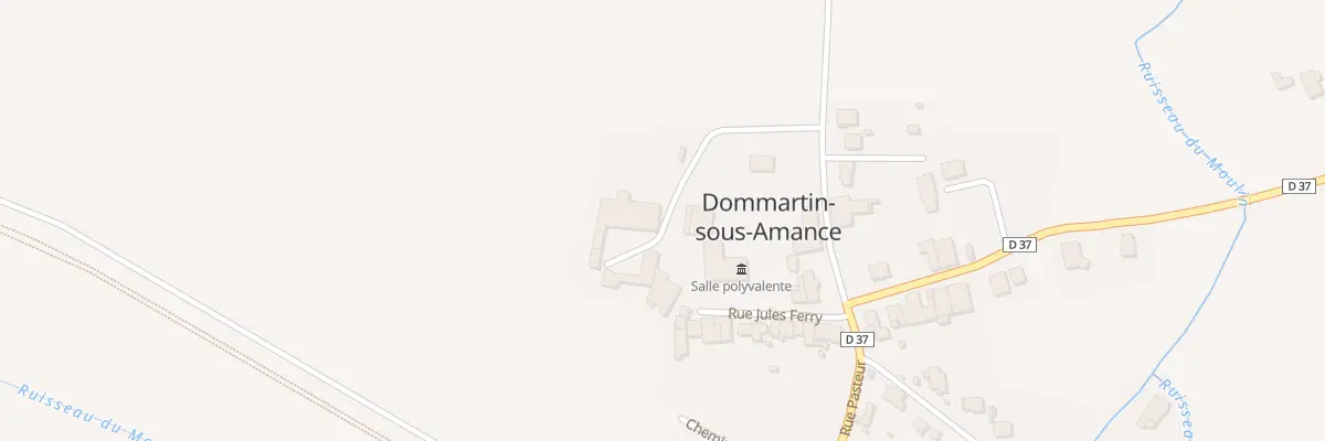 Plan du 5001 Au Chateau à Dommartin-sous-Amance
