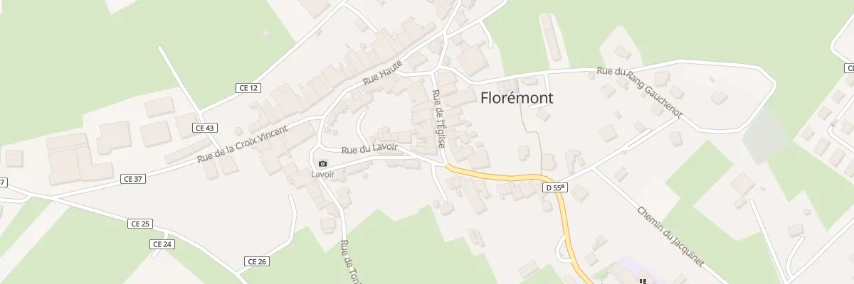 Plan du 3 Rue de l’Eglise à Florémont