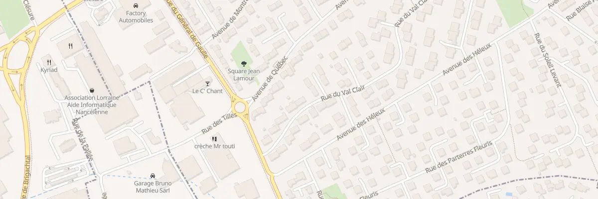 Plan du 9 Rue du Val Clair à Seichamps