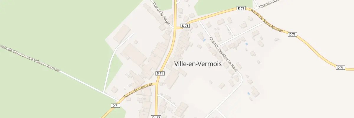 Plan du 40 Gr Grande Rue à Ville-en-Vermois