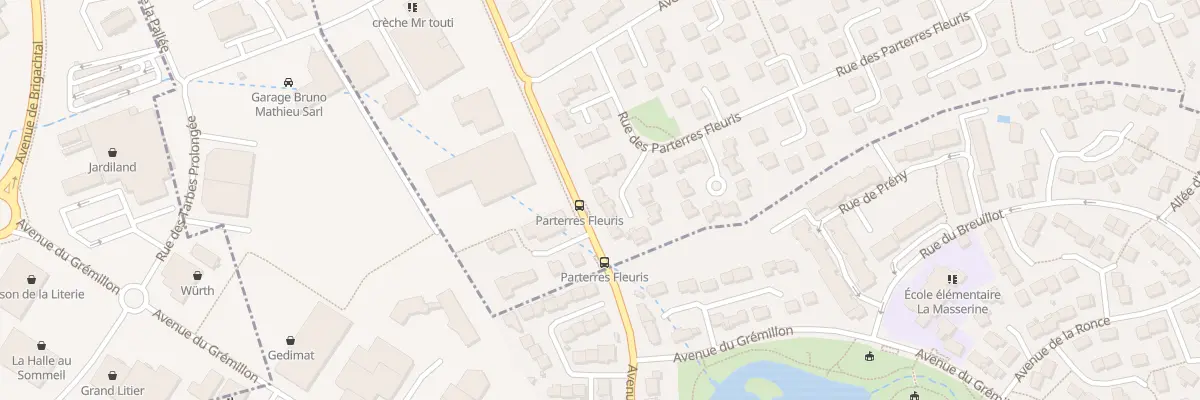Plan du 18 Rue des Parterres Fleuris à Seichamps