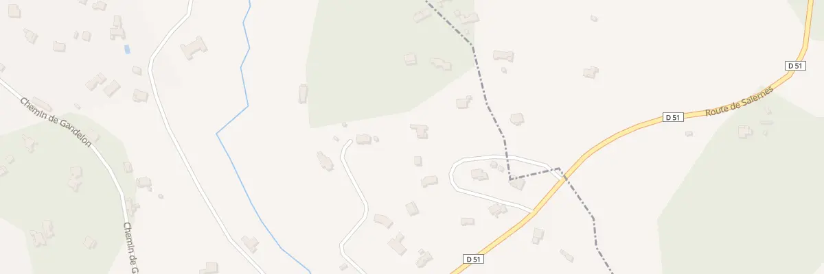 Plan du 6086 La Peyroua à Salernes