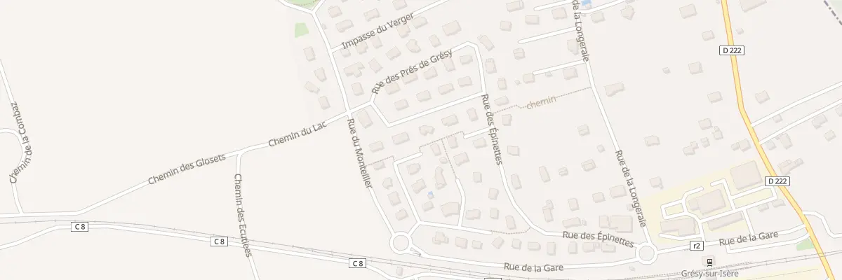 Plan du 107 Imp des Noyers à Grésy-sur-Isère