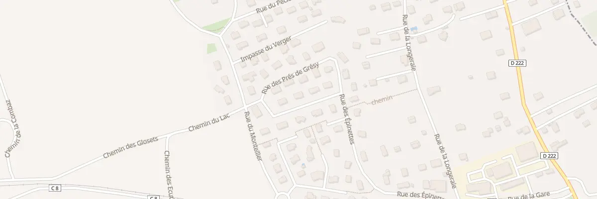 Plan du 109 Rue Les Pres de Gresy à Grésy-sur-Isère
