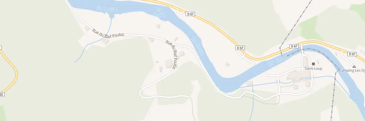 Plan du 3 Rue du Bief Poutot à Lods