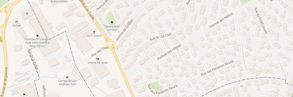 Plan du 12 Rue du Val Clair à Seichamps