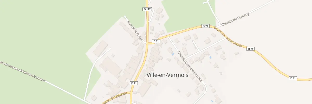 Plan du 52 Gr Grande Rue à Ville-en-Vermois