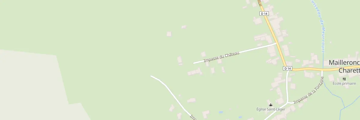 Plan du 5002 Imp du Château à Mailleroncourt-Charette