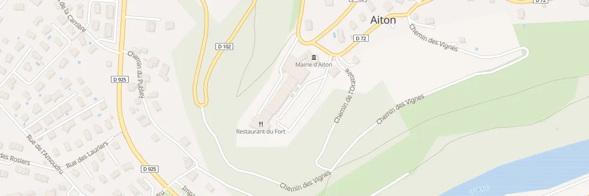 Plan du 1280 Rte du Fort à Aiton