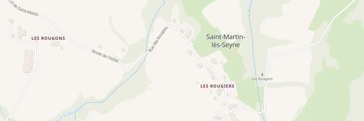 Plan du 7005 Les Rougiers à Saint-Martin-lès-Seyne