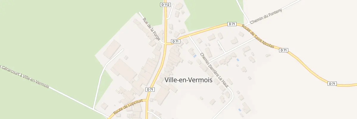 Plan du 50 Gr Grande Rue à Ville-en-Vermois