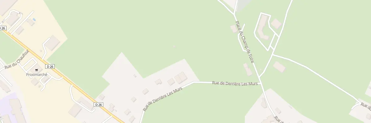 Plan du 11 Rue de Derriere les Murs à Montbozon