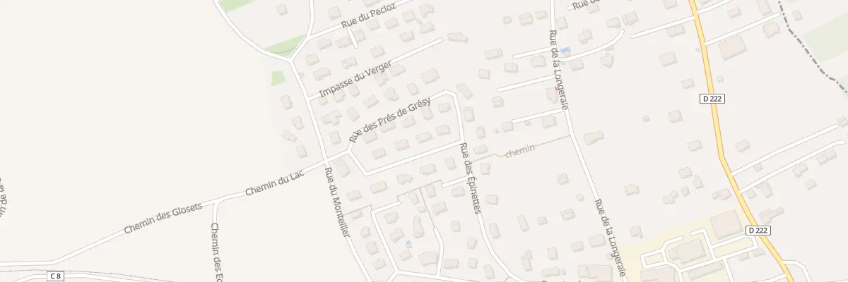 Plan du 141 Rue Les Pres de Gresy à Grésy-sur-Isère
