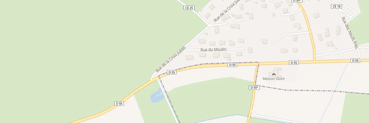 Plan du 2 Rue du Moulin à Florémont