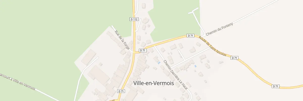 Plan du 6 Rue de Saint-nicolas à Ville-en-Vermois