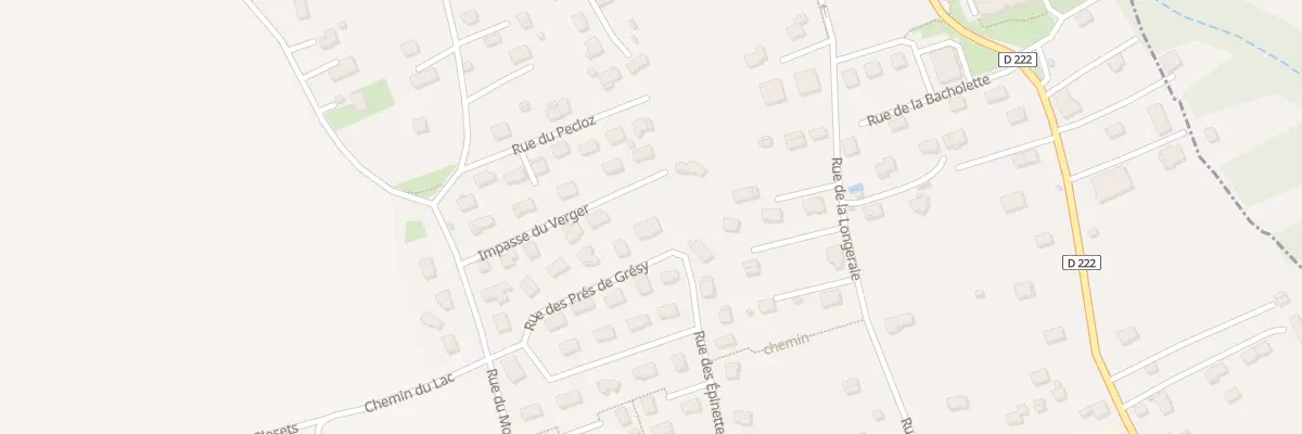 Plan du 260 Rue Les Pres de Gresy à Grésy-sur-Isère