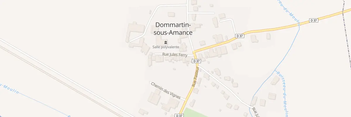 Plan du 61 Rue Jules Ferry à Dommartin-sous-Amance