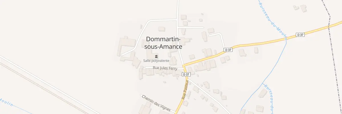 Plan du 7 Rue Louis Pasteur à Dommartin-sous-Amance