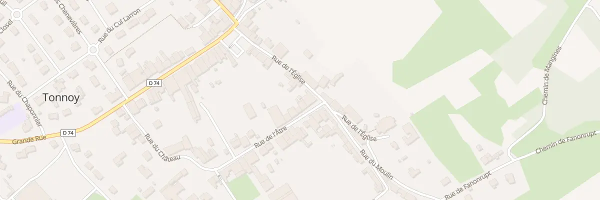 Plan du 4 Rue de l’Atre à Tonnoy