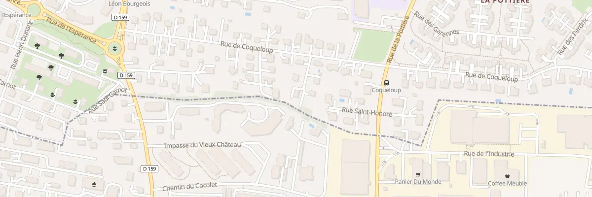 Plan du 38 Rue de coqueloup à Ville-la-Grand