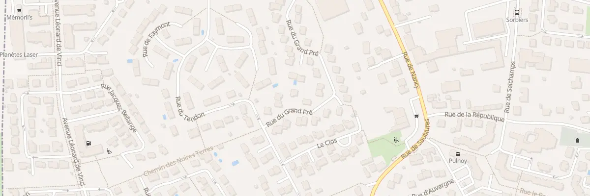 Plan du 7 Rue du Grand Pre à Pulnoy