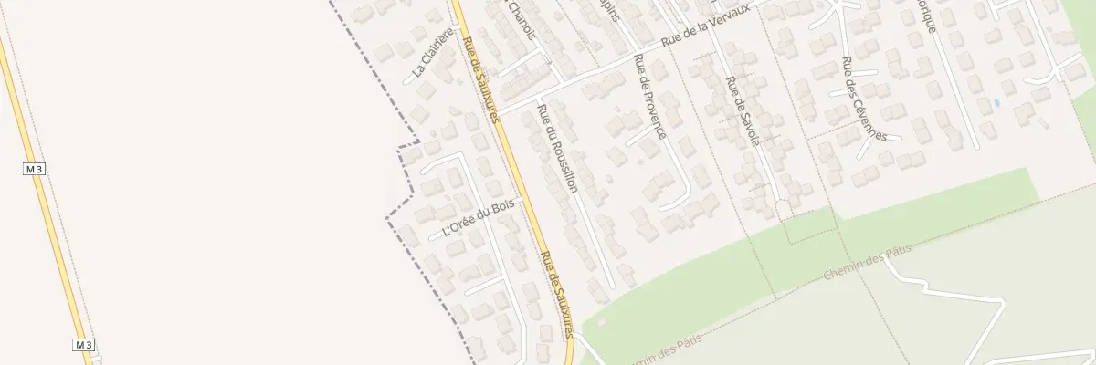 Plan du 12 Rue du Roussillon à Pulnoy