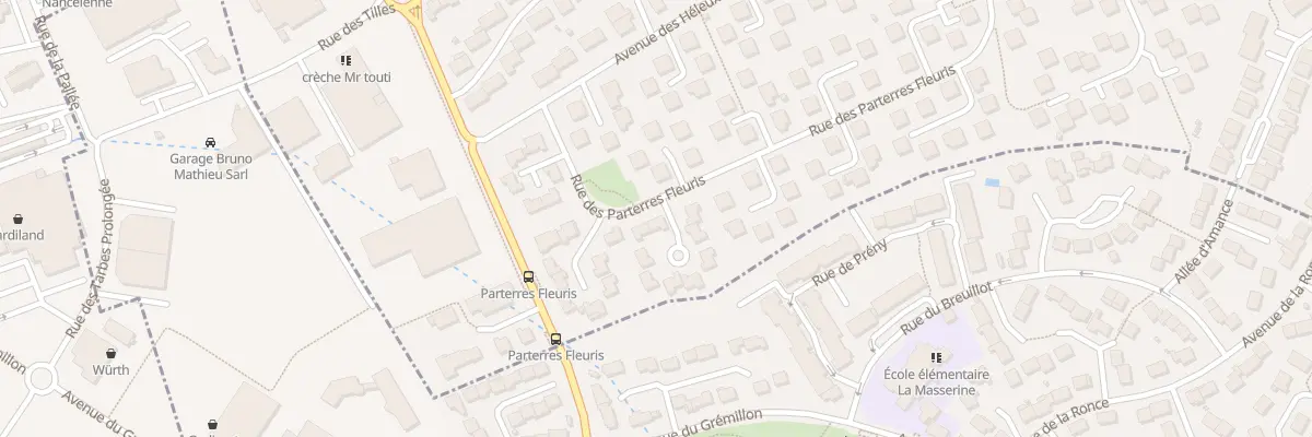 Plan du 32 Rue des Parterres Fleuris à Seichamps