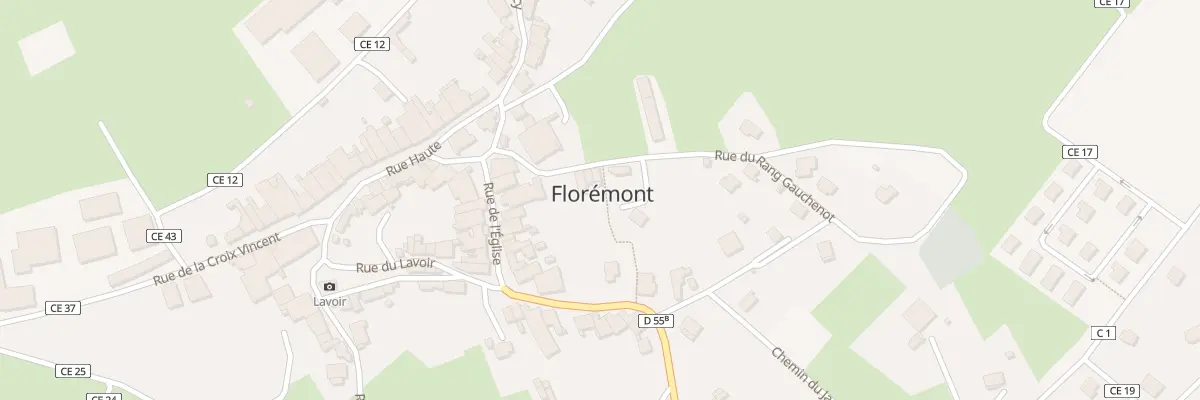 Plan du 4 Rue du Rang Gauchenot à Florémont