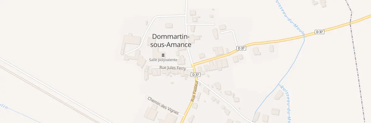 Plan du 90 Rue Jules Ferry à Dommartin-sous-Amance