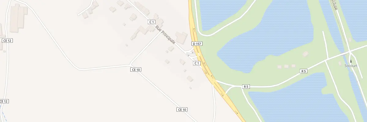 Plan du 680 Rue Principale à Socourt