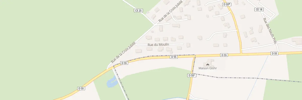 Plan du 4 Rue du Moulin à Florémont