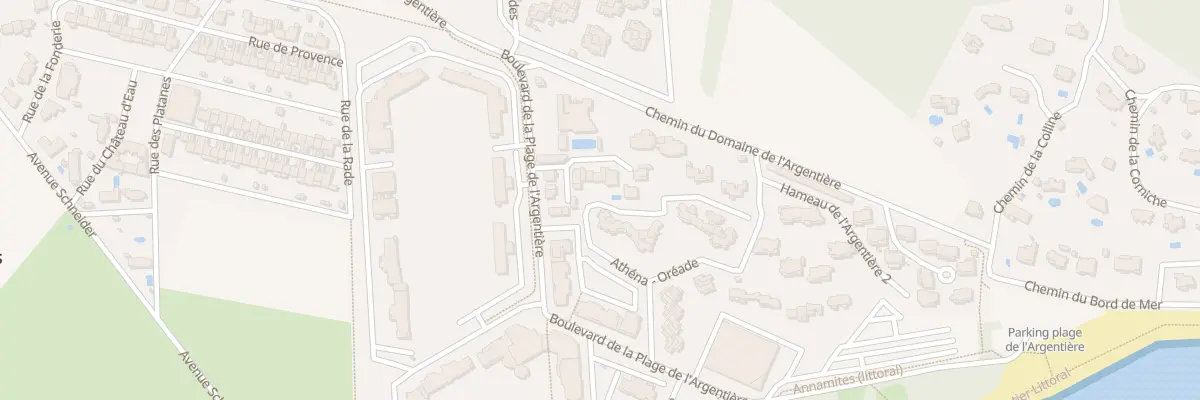 Plan du 725 Bd Plage de l’Argentiere à La Londe-les-Maures