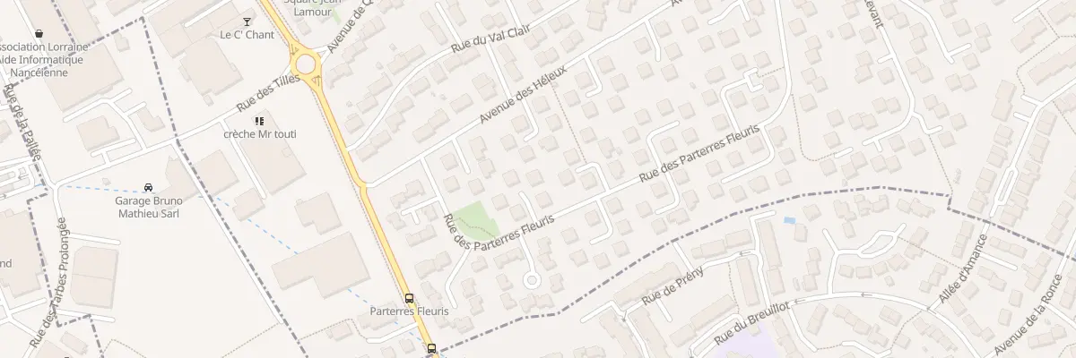 Plan du 7 Rue des Parterres Fleuris à Seichamps