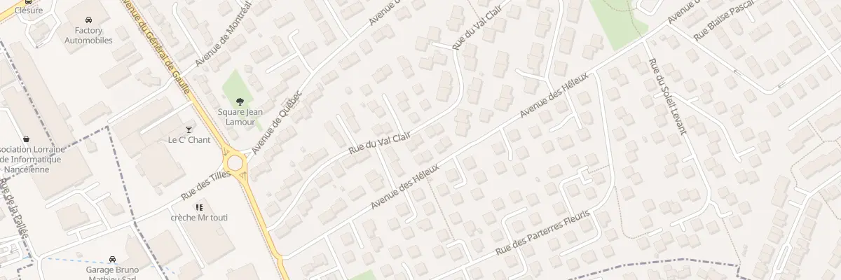 Plan du 20 Rue du Val Clair à Seichamps