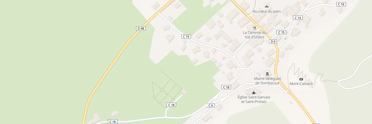 Plan du Grand Clos à Val-d’Usiers