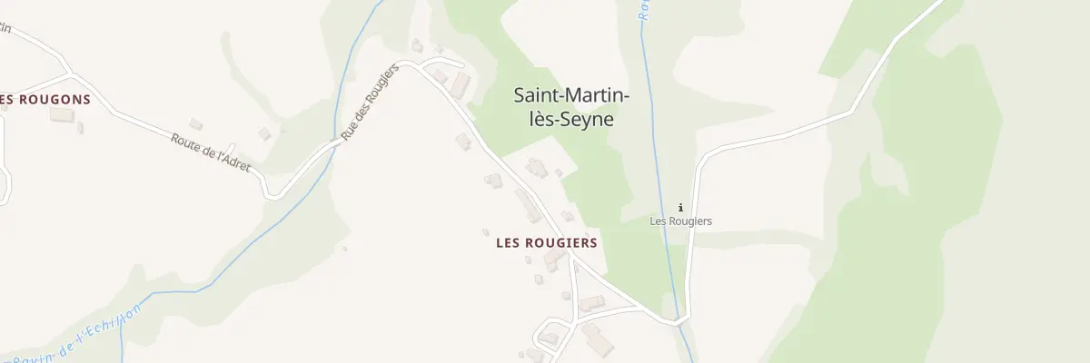 Plan du 5009 Les Rougiers à Saint-Martin-lès-Seyne
